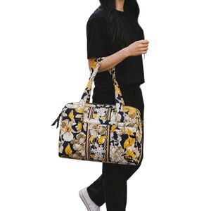 VERA BRADLEY Town Square Duffle Bag In Dogwood Pattern